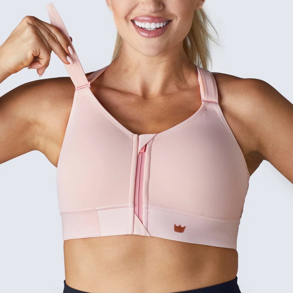 SHEFIT Blush Pink Flex Sports Bra 3Luxe